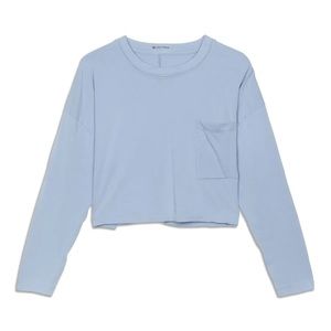 Lululemon cropped loose long-sleeve T